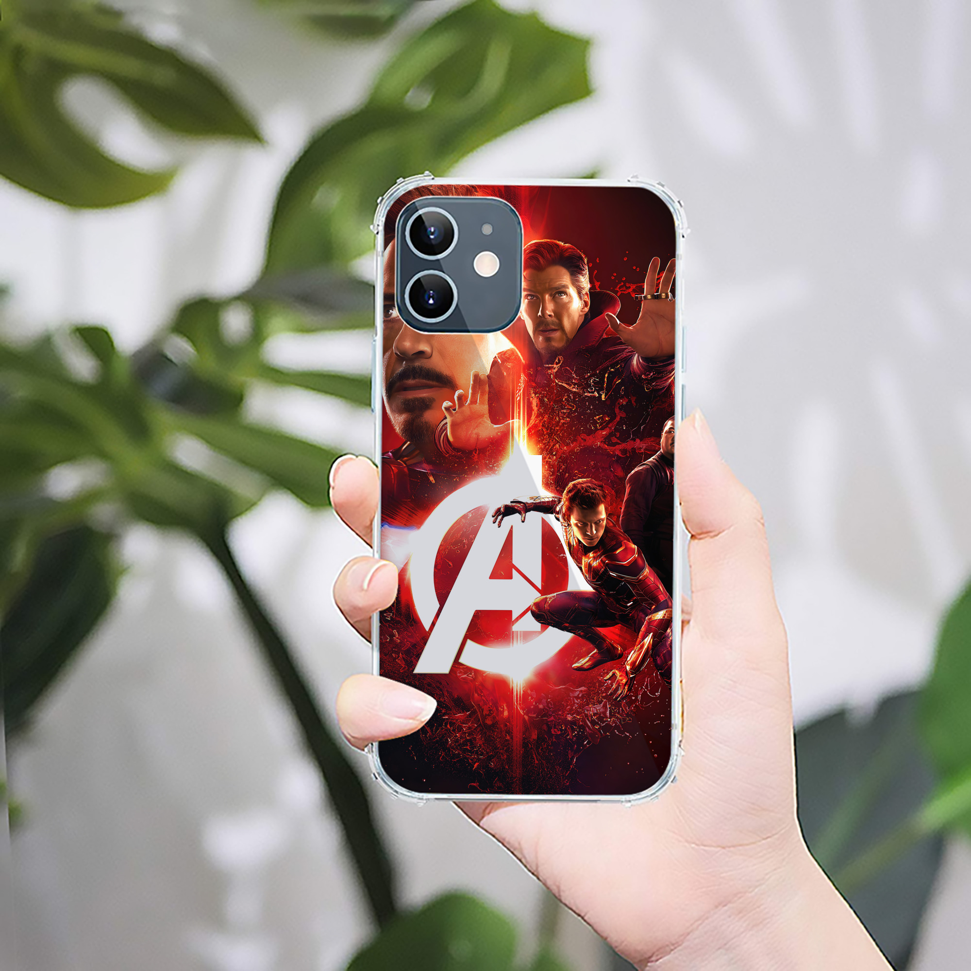 アベンジャーズ The Avengers 【iPhone 12シリーズ対応】透明スマホケース（クリアソフトケース）